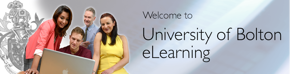 Welcome to the University of Bolton eLearning