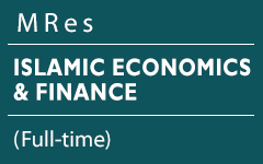 MRes Islamic Economics and Finanace